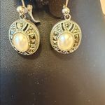 Judith Jack Sterling Silver and Cream Dangle Earrings Photo 1