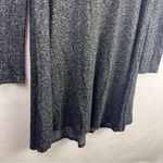 Derek Heart Tunic Dress Gray Knit Long Sleeve Criss Cross Neck Cozy Stretchy Photo 7