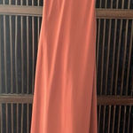 Betsy and Adam Vintage  by Linda Bernell Terracotta Evening Gown – Size 4 Photo 0