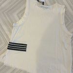 Koral Women’s Off White Angled Tank Top - Size L Photo 6