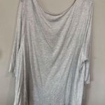 J.Jill Pure Jill Womens Plus Gray Supersoft 3/4 Sleeve Elliptical Tee (3X) Photo 2