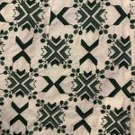 ZARA Embroidered Shorts Cream and Green Size Large Photo 3