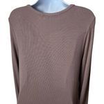 Michael Stars NEW  Asymmetrical Ribbed Tunic Blouse Mauve Artsy Capsule Comfy OS Photo 5