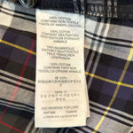 J.Crew Shirt Womens 4 Multicolor Long Sleeve Button Up Plaid Slim Fit Shirt Black Photo 5