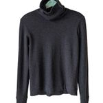 Lululemon 𝅺 Double Up Long Sleeve Reversible Sweatshirt Pullover Black+Gray SZ12 Photo 5
