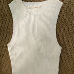 White Sweater Knit Top Photo 0