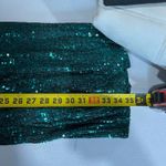 MSK Green Sequin Round Neck Mini Party Dress NYE Cocktail Womens Medium Photo 6