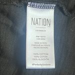 Nation Ltd Tavin Tiered Midi Dress Black 100% Cotton Size M Photo 8