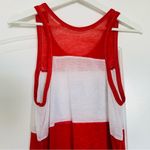 Zoe & Liv  Patriotic Team USA Red White & Blue Weathered Racerback Tank Top | XL Photo 9