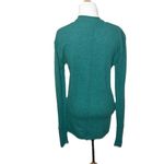 Free People  School Boy Cardi Teal Green  Sweater Cashmere Size XS Womens EUC Photo 3