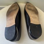 Tod's  Pointed Tu Flat Pumps, black leather shoes made in Italy. 37.5 Photo 2