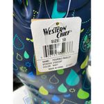 Western Chief  Women's Size 10 Rubber Rain Boots Navy Blue Pouring Paisley NWT Photo 5