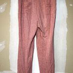 Anthropologie Saturday Sunday Lounge Pants Drawstring Pocket Wide Leg Coral L Photo 4