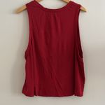 SoulCycle  High Low Crop Tank Top Red Blue - Small Photo 1