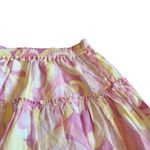 Hill House  Paz Tiered Skirt 100% Linen Pull-On Colorful Girly Size Medium NWT Photo 7