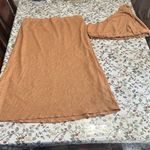 Abercrombie & Fitch Crinkle Textured Maxi skirt brown Matching Set Size XL Photo 10