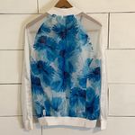 Fabletics Blue Floral Print Atlanta Jacket. Size Medium. EUC Photo 5