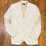 Theory Calico Sharkskin crunch linen blend Cream Blazer size 2 like new Photo 0