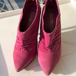Vintage Buffalo London Pink suede platform booties 7 Photo 2