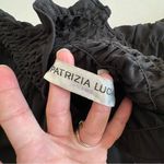 Patrizia Luca smocked high neck long sleeve blouse black Size M Photo 9