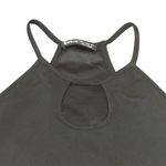 SheIn Women Dress Black Halter Top Leopard Print Sleeveless Casual Photo 2