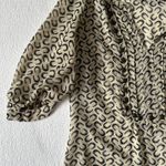 Angie  Women Cream Black Short Sleeve Equestrian Brass Stud‎ Top Horse Small Photo 1