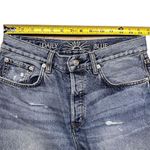 NWT Daily Blue Women's Hype Cropped Jeans Size 28 Medium Wash Distressed Denim Photo 6