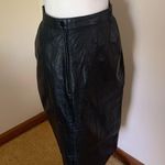 Vintage 26 inch Women’s Black Leather Skirt by Dana Brooke Size 6 (today’s 4?) Photo 1