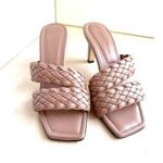 Lafayette 148 N Y taupe Maracella kitty Heel Sandal Mule size 36.5 / US 6 Brown Photo 0