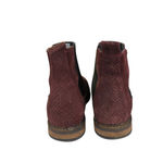 Clarks  Burgundy Chelsea Ankle Boots Women's Size 7.5‎ Western Maroon Pull On Photo 5
