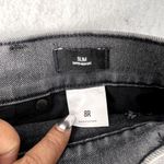 EXPRESS Slim Super High Rise Womens Jeans Size 8 Gray Denim Stretch Embellished Photo 9