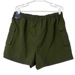 DSG CARGO WOVEN SHORTS WOMENS SIZE LARGE INKY OLIVE ATHLETIC ACTIVEWEAR Green Photo 2