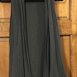 American Eagle  Gray Sleeveless Open Cardigan, Medium Photo 0