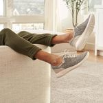 Kizik Madrid Eco Knit Low Top Walking Sneakers Heathered Gray 8 Photo 1