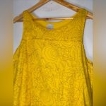Anthropologie  HD in‎ Paris Sun Soaked Shift Dress Yellow Size 10 Photo 2