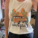 California VW bus desert cactus summer graphic tank top small new NWT Photo 6