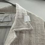 IRO RTR ‎ Ilija Wide Short Sleeve Snap Oversized Knit Metallic Jacket in Ecru 38 Photo 10