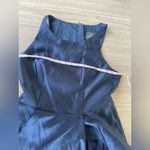 Adrianna Papell Navy Blue Maxi Dress Photo 4