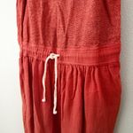 Free People  | Those Sunshine Feels Midi Tank Dress Tie Waist Rust Orange | Large Photo 6
