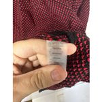 Calvin Klein  Women's Sweater 1X Red Black Knit Cowl Neck Pullover Plus Size Photo 6