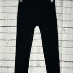 Love Charm Black Slim Fit Stretch Leggings Yoga Pants Tights High Waist SZ S/M Photo 0