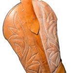 Capezio  Womens Brown Leather Heeled Western Cowboy Boots Size 8 M Vintage USA Photo 2