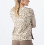Glyder NWOT Leopard Lounge Crew Neck Sweatshirt Photo 1