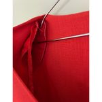 Vintage Saks David Warren Linen Blend Short Sleeve Sheath Dress Red Size M Size M Photo 8