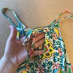 Anthropologie  Ella Halter Tunic Dress Tie Neck Hankerchief Hem Maxi S/XS -ovrszd Photo 11