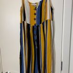 Urban Outfitters  Tootsie Striped Button Jumpsuit Photo 1