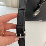 Nine West  solid‎ black shoulder crossbody tote purse with attached keychain Photo 2