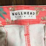 Bullhead Floral Chino Coral/Green Jean Shorts Size undefined Photo 1