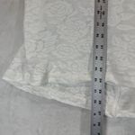 Simple Pleasures Lace Kimono Open Front Cardigan Floral USA Made One Size White Size M Photo 5
