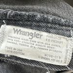 Wrangler Vintage  Women Black High-Waisted Straight-Leg, Size 10 Medium, EUC Photo 2